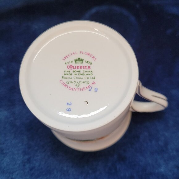 Queens Fine Bone China Mug ~ Chrysanthemum - Picture 4 of 4